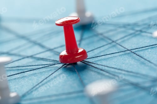 Preview: Network with pins