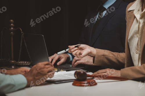 Preview: A group of lawyers and clients are discussing the contract they will be signing together in the futu