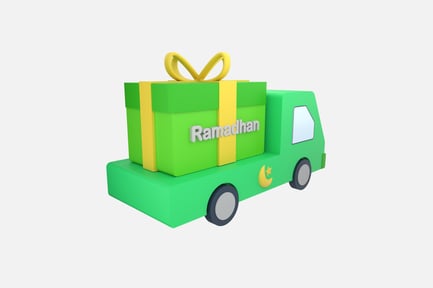 Preview: Free Shipping 3D Illustration