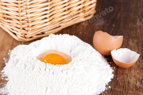 Preview: eggs and flour