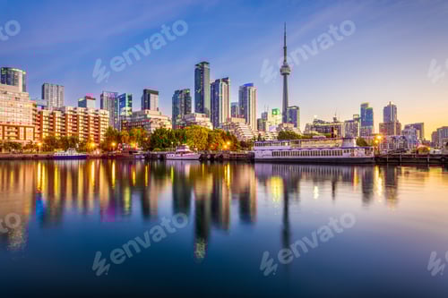 Preview: Toronto, Ontario, Canada Cityscape on Lake Ontario