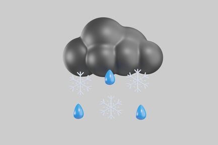 Preview: Rain and snow cloudscape