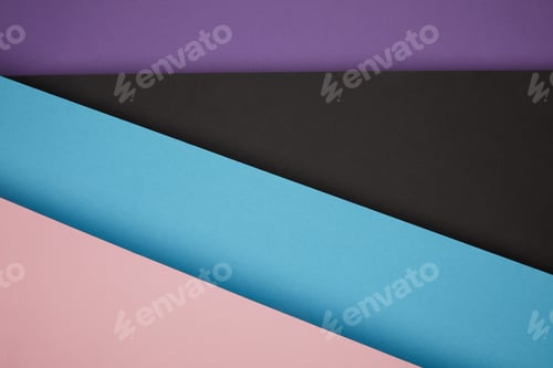 Preview: beautiful abstract geometric background made from colored paper