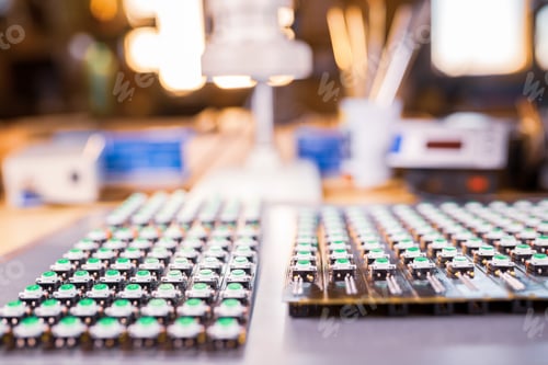 Preview: Panel of LED light indicators is in the production