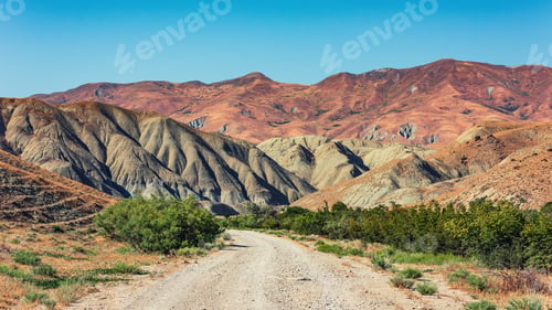 Preview: Dirt road in the mountains area
