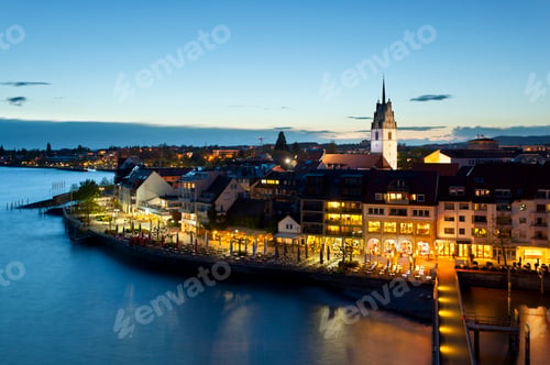 Preview: Friedrichshafen, Germany At Night