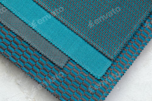 Preview: The background consists of several types of colored tiles with different patterns on blue tone