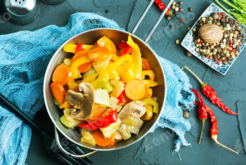 Preview: fried vegetables