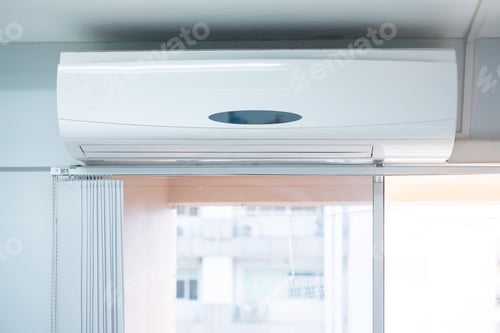 Preview: Air conditioner inside the room of office or house