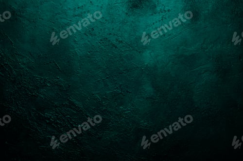 Preview: Deep emerald green texture or background with stains, waves and grain elements.