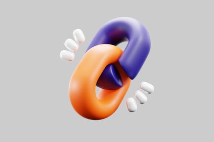 Visualização: Elos de cadeia interligados