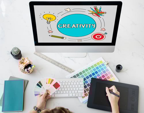 Freash Ideas Inspire Design Creative Concept