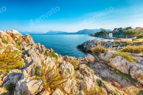 Preview: Amazing sunny day over Sant'Elia village.