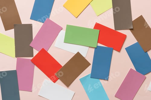 Preview: a catalog of color tones samples, designer choise, top view on desk in workplace