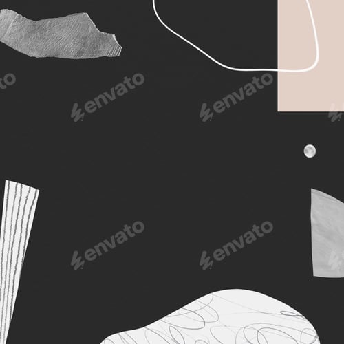 Preview: Abstract hand drawn scribble stroke and texture background mockup