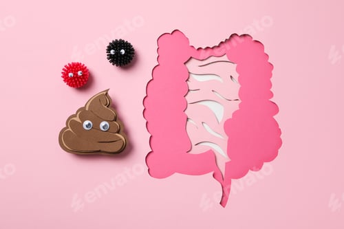 Preview: Concept of health care, stomach and intestinal problems