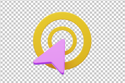 Vorschau: Mauszeiger für Webschnittstellen 3D-Symbol