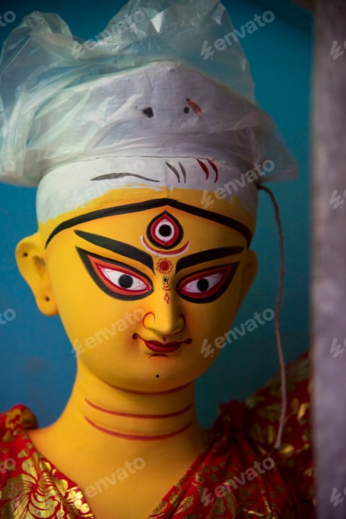Preview: Face of Hindu Goddess idol Durga