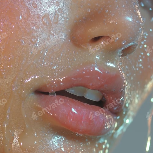 Preview: Glossy Lips and Fresh Skin Close-Up