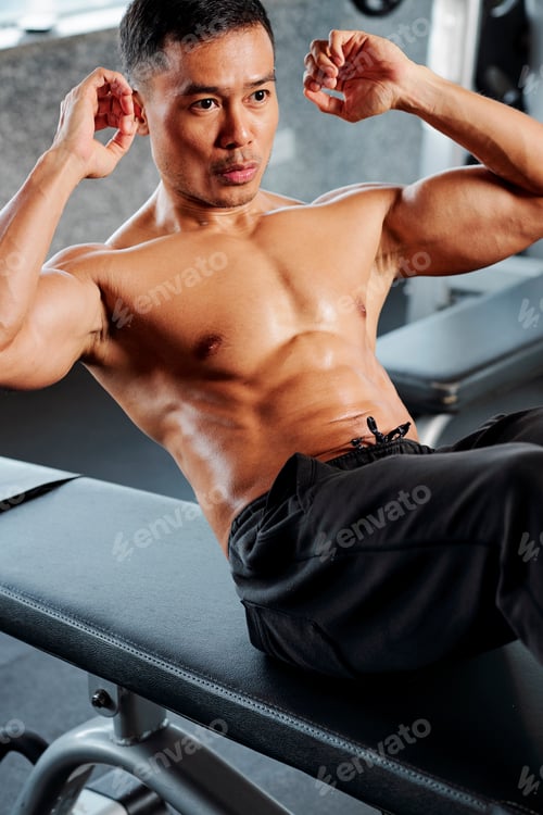Preview: Man doing abs workout