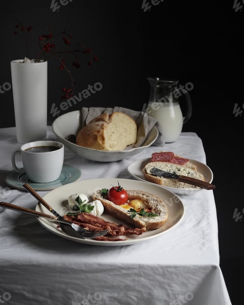 Preview: still life with breakfast
