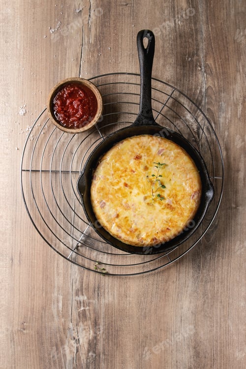Preview: Potato tortilla with bacon