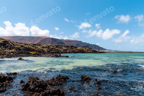 Preview: Beach near Orzola, Lanzarote.