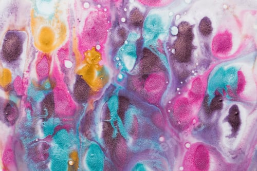 Preview: Stains of bright metallic paint