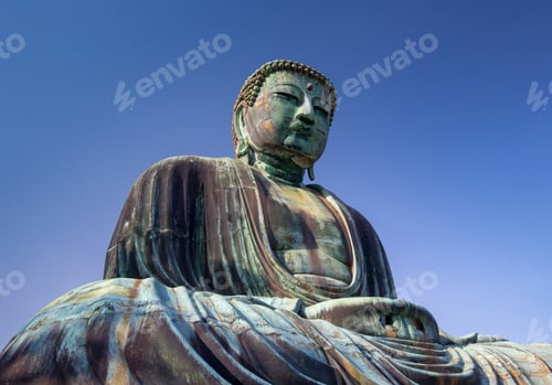 Preview: Giant Buddha statue under a blue sky
