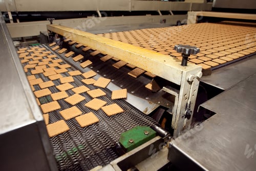 Preview: cookie making machine in the factory