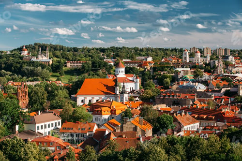 Preview: Vilnius, Lithuania. Church Of St Anne, Church Of Ascension, Chur