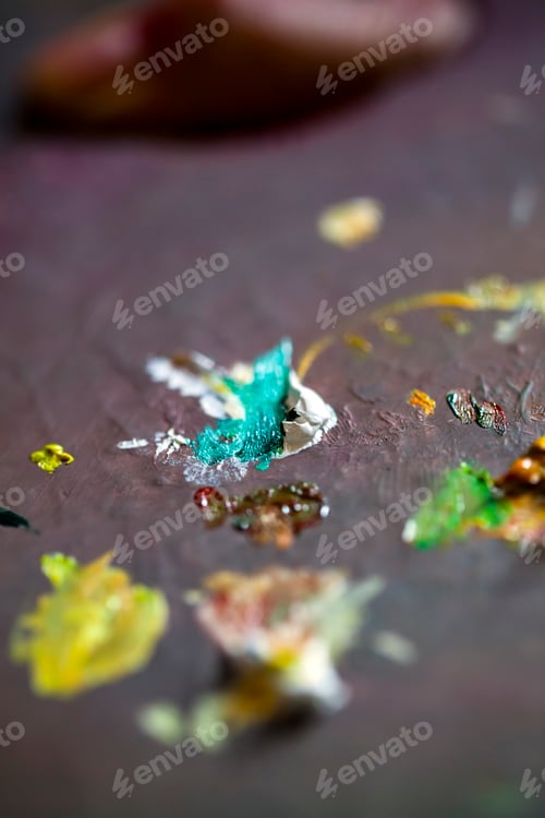 Preview: Paint Brush Art Color Palette