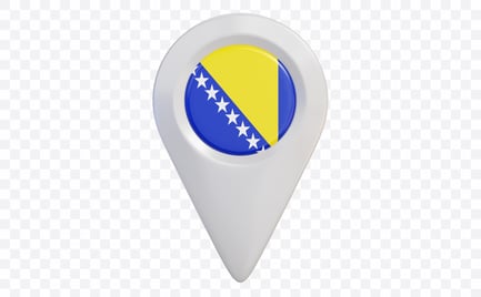 Preview: Bosnia Location Pin