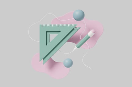 Preview: Abstract composition with geometric shapes.