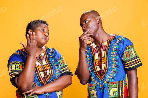 Preview: Pensive couple discussing idea