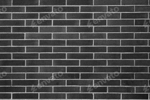 Preview: black brick wall texture pattern background