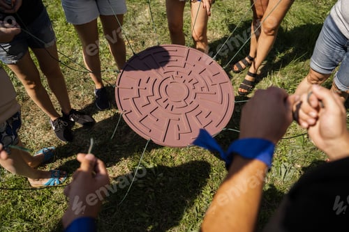 Preview: Labyrinth activity for team cohesion and increasing workplace teamwork
