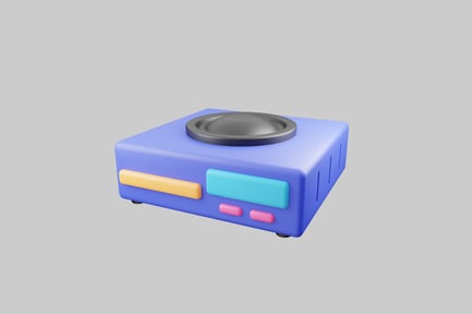 Preview: Retro futuristic media player