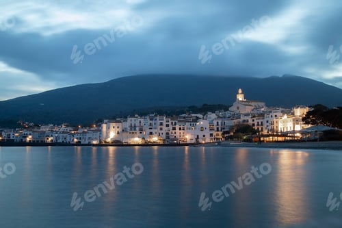 Preview: Cadaques town at night