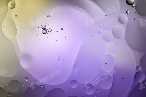 Preview: purple and green color abstract background from mixed water and oil