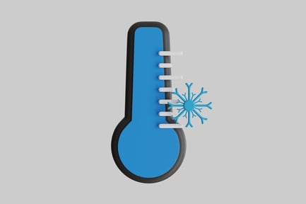 Предпросмотр: Термометр для заморозки с акцентом в виде снежинки