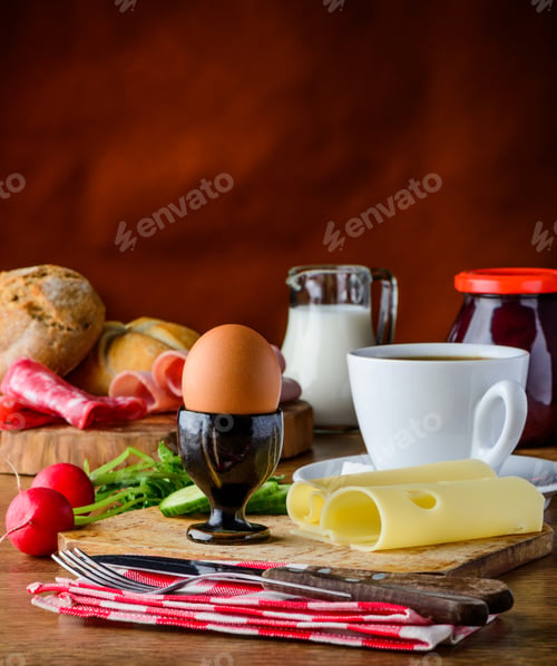 Preview: Healthy Breakfast with Egg and Cheese