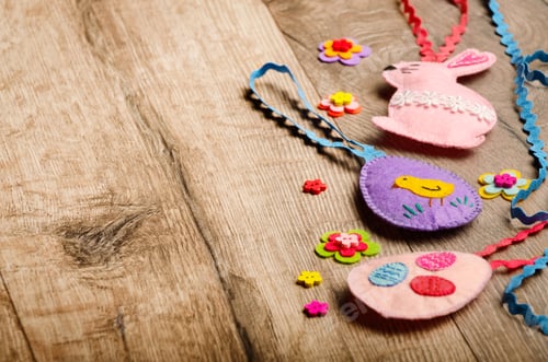 Preview: Easter bunny and egg patchwork
