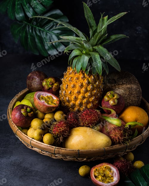 Preview: Variety of tropical fruit