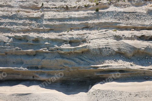 Preview: Turkey limestone oldest rocks texture close up in daytime