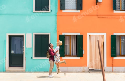 Preview: Couple travelling in Venice, Italy