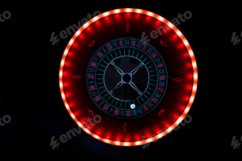 Preview: Roulette table close up at the Casino