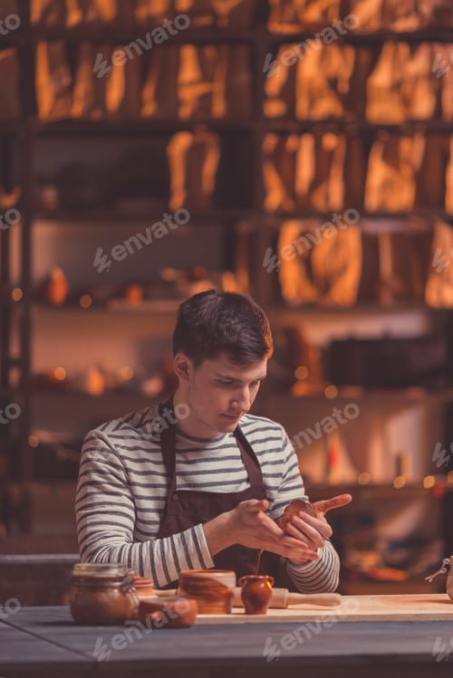 Preview: Young man in studio