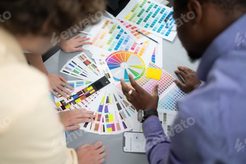 Preview: Multiethnic team of architects and designers are meeting to brainstorm