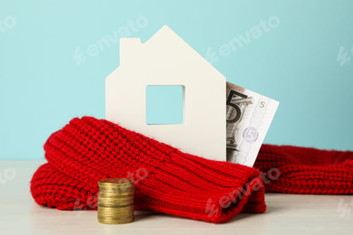 Preview: Heating season concept, providing heat in the house